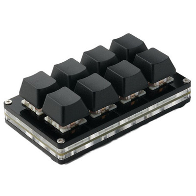 Mini USB egyedi mechanikus billentyűzet 4/5/9/16 billentyűk játékbillentyűzet Sayo eszköz gyorsbillentyű Programozható billentyűzet billentyűk makró fekete