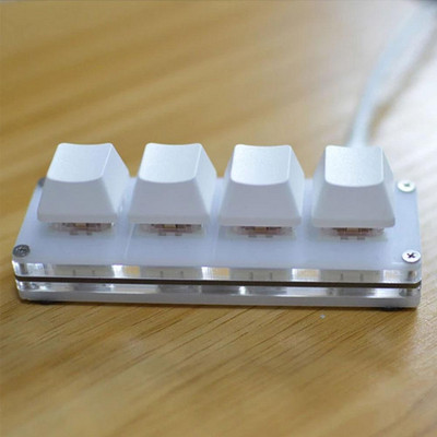 Mini USB egyedi mechanikus billentyűzet 4/5/9/16 billentyűk játékbillentyűzet Sayo eszköz gyorsbillentyű Programozható billentyűzet billentyűk makró fekete