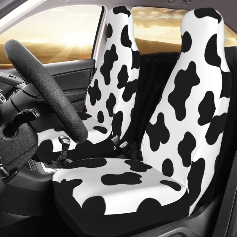 Cow Print Universal Husa Scaun Auto Interior Auto Pentru SUV Piele Animală Husa Scaun Auto Fibră Pescuit