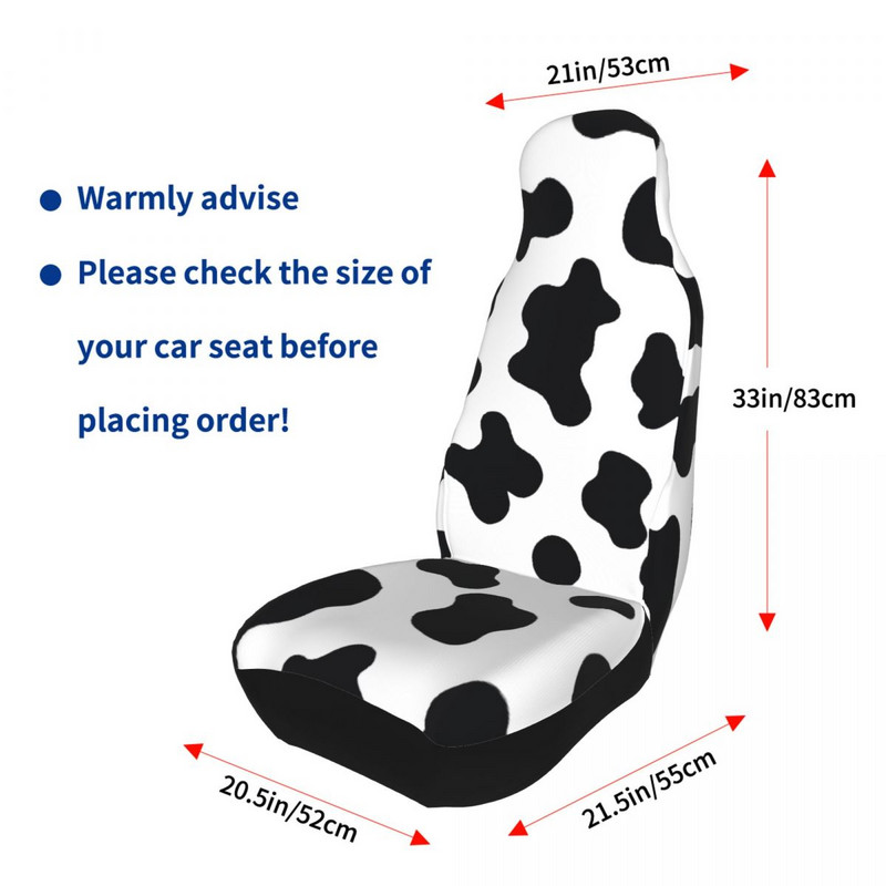 Cow Print Universal Husa Scaun Auto Interior Auto Pentru SUV Piele Animală Husa Scaun Auto Fibră Pescuit
