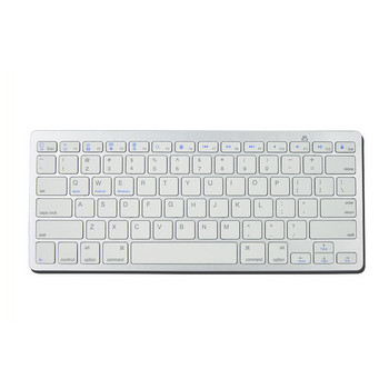 Ултратънка Bluetooth клавиатура Мини безжична клавиатура 78 клавиша руски/немски/корейски/испански/френски за Windows OS/Apple Mac/Android