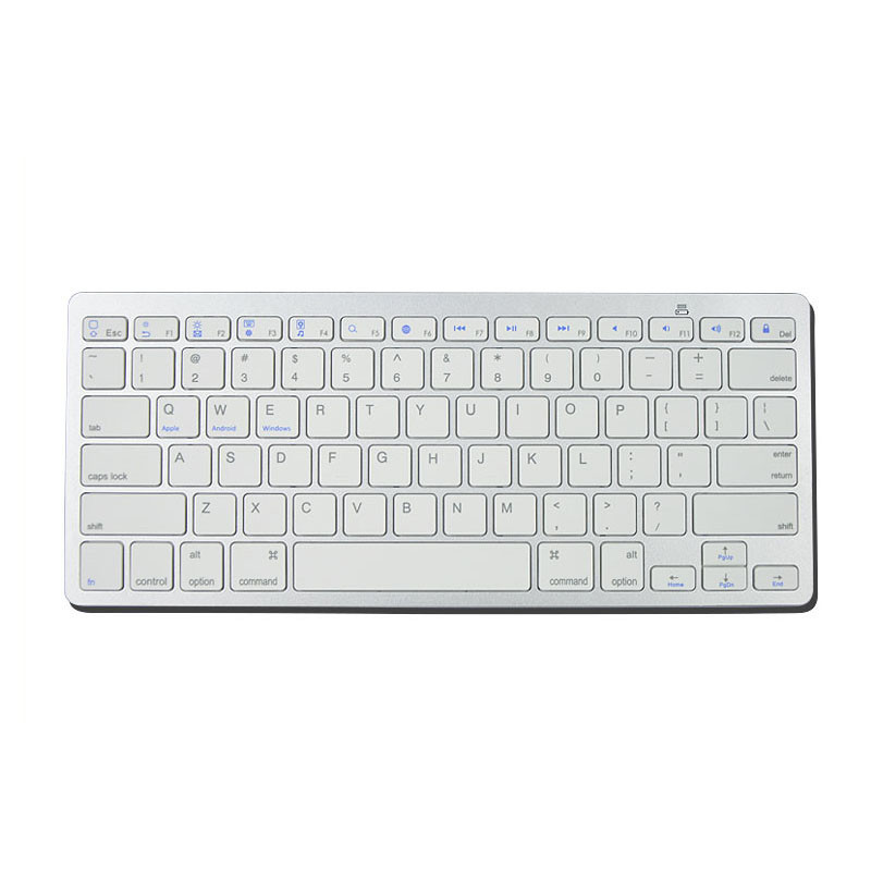 Tastatură Bluetooth ultra subțire Mini tastatură fără fir 78 de taste Rusă/Germană/Coreea/Spaniolă/Franceză Pentru sistemul de operare Windows/Apple Mac/Android