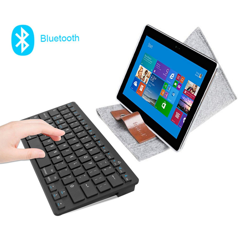 Tastatură Bluetooth ultra subțire Mini tastatură fără fir 78 de taste Rusă/Germană/Coreea/Spaniolă/Franceză Pentru sistemul de operare Windows/Apple Mac/Android