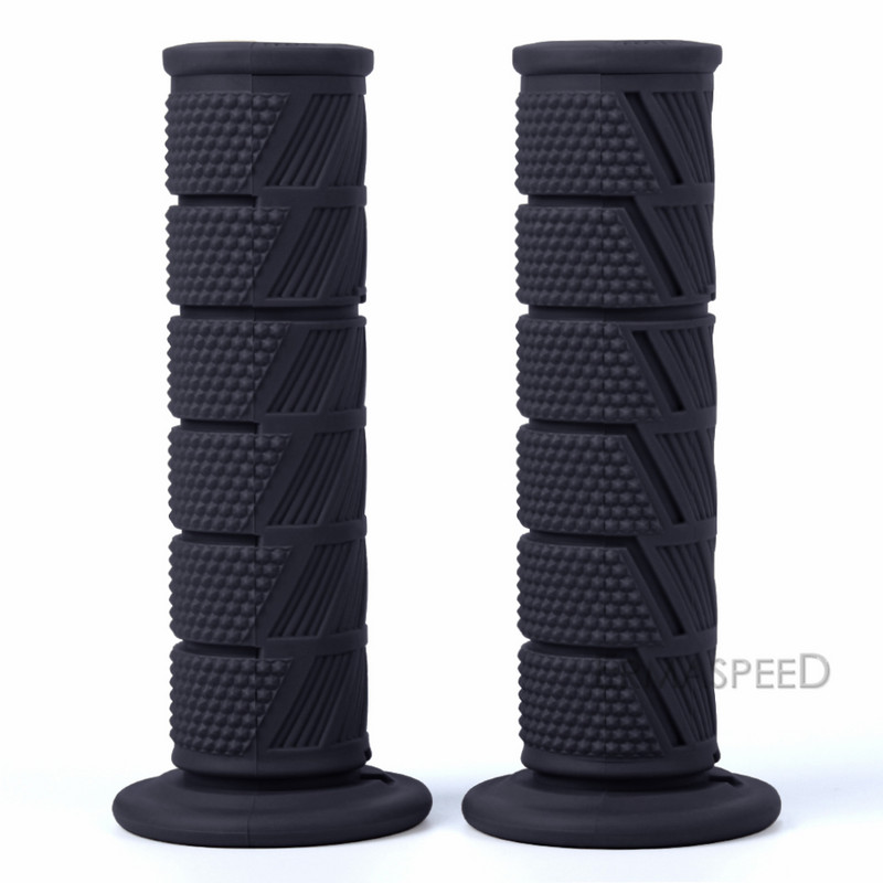 Mâner universal pentru mâner pentru motocicletă, 7/8" 22mm, mâner de accelerație din cauciuc antiderapant pentru motociclete, motocross, scuter electric pentru bicicletă electrică de teren