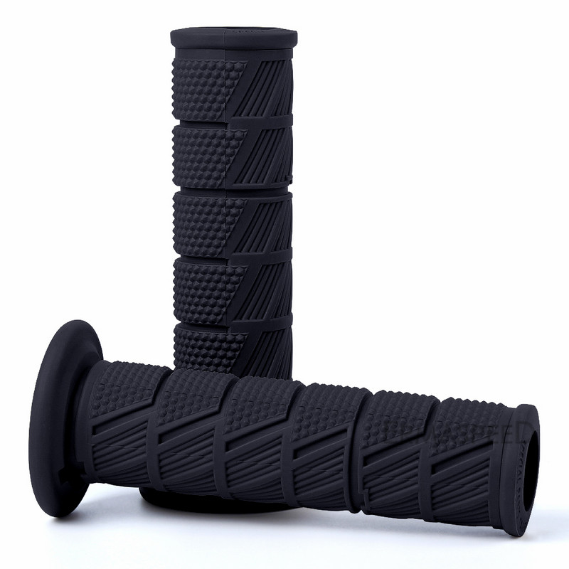 Mâner universal pentru mâner pentru motocicletă, 7/8" 22mm, mâner de accelerație din cauciuc antiderapant pentru motociclete, motocross, scuter electric pentru bicicletă electrică de teren