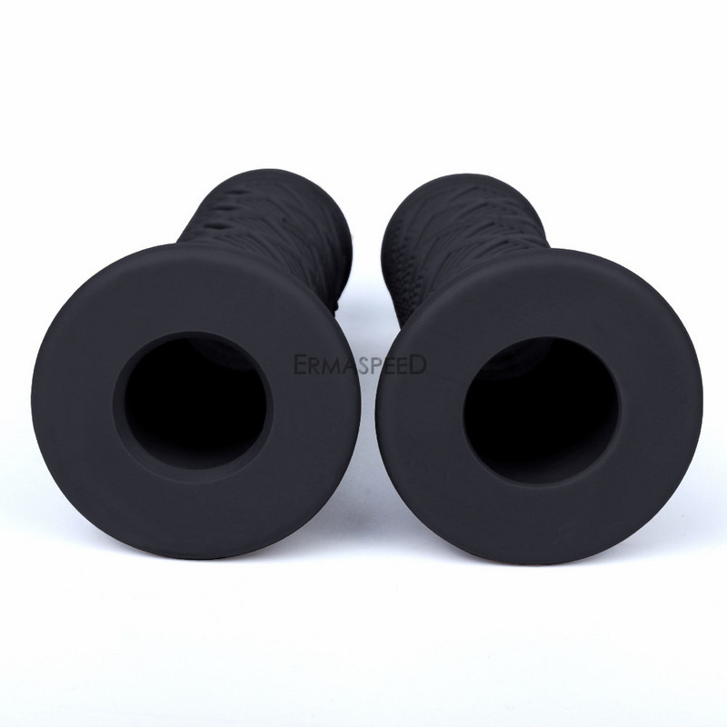 Mâner universal pentru mâner pentru motocicletă, 7/8" 22mm, mâner de accelerație din cauciuc antiderapant pentru motociclete, motocross, scuter electric pentru bicicletă electrică de teren