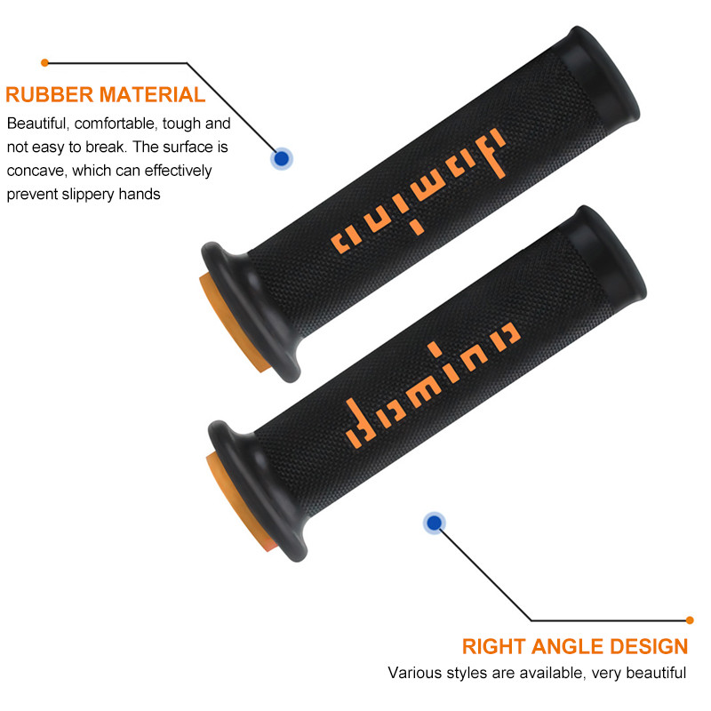 Ručka za motocikle Ručka za upravljač Domino Dirt Pit Bike Racing Motocross 7/8 "22 24MM Gel gumene kočnice Univerzalne ručke