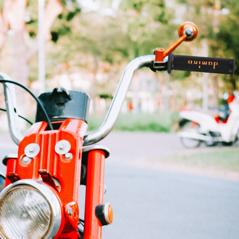 Ručka za motocikle Ručka za upravljač Domino Dirt Pit Bike Racing Motocross 7/8 "22 24MM Gel gumene kočnice Univerzalne ručke