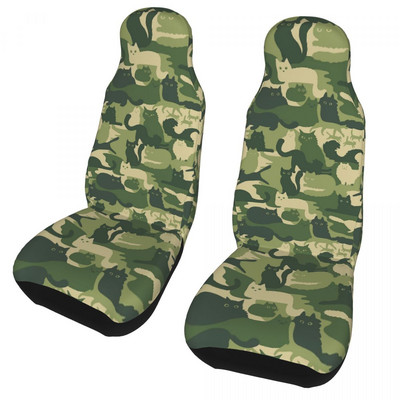 Μοτίβο παραλλαγής με γάτες Camo Universal κάλυμμα καθισμάτων αυτοκινήτου Auto εσωτερικό για SUV Καλύμματα καθισμάτων αυτοκινήτου Πολυεστερικό Hunting