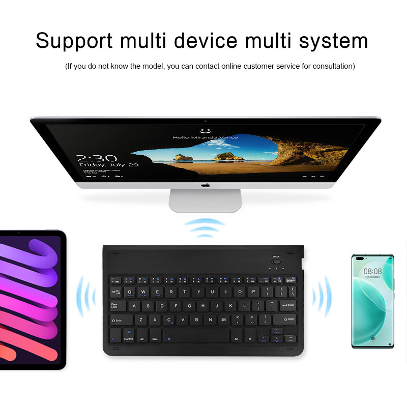 Tastatură portabilă fără fir Bluetooth reîncărcabilă pentru telefonul Samsung Galaxy Z Fold 4 3 2 Flip 4 S22 S23 Ultra A73 A54 A34 A53