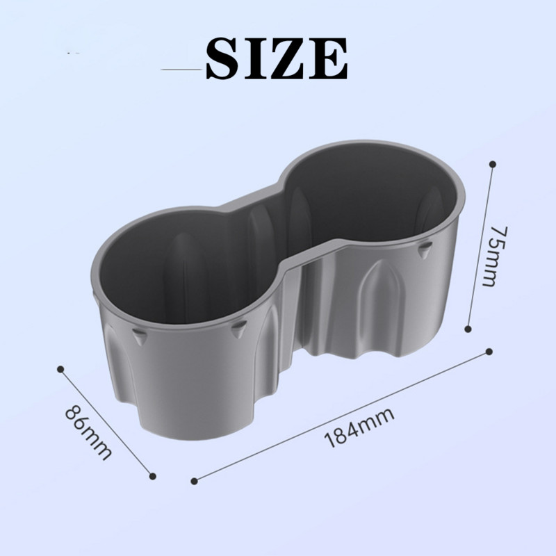 Για Tesla Model 3/Y 2021 2022 Θήκη ποτηριού νερού Κουτί αποθήκευσης Κονσόλα ποτηροθήκη Θήκη ποτηριών ένθετο Organizer Αξεσουάρ αυτοκινήτου