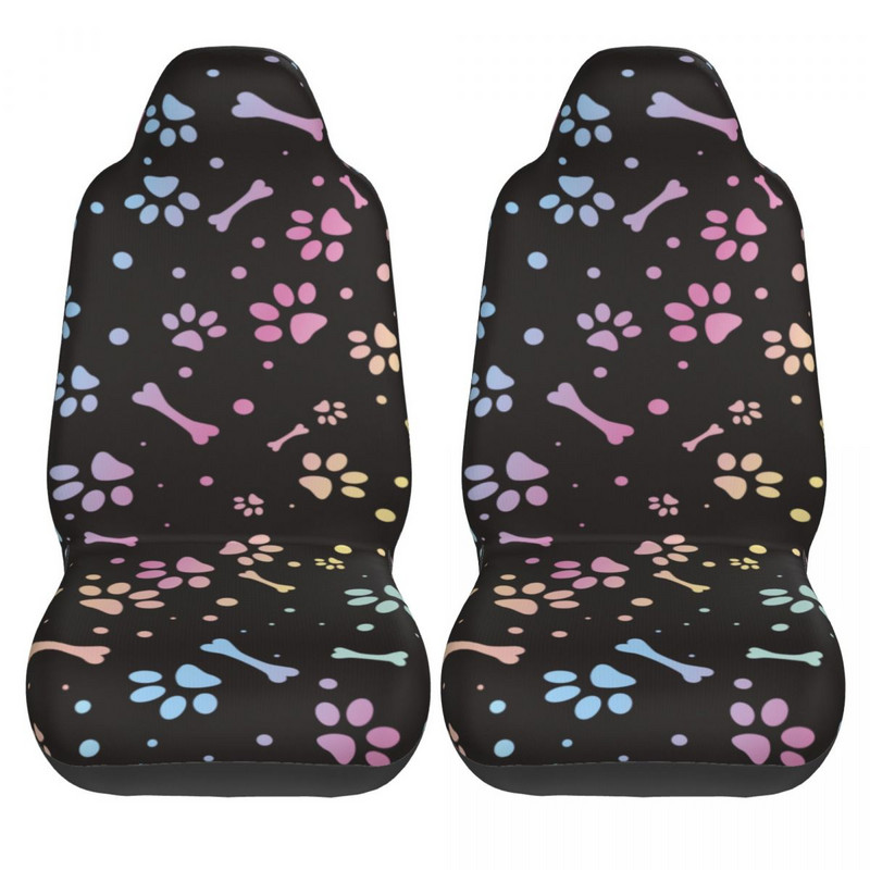 Animal Dog Paw And Bone Προστατευτικό κάλυψης καθισμάτων αυτοκινήτου γενικής χρήσης Εσωτερικά αξεσουάρ Γυναικεία καλύμματα καθισμάτων αυτοκινήτου Υφασμάτινο Ψάρεμα