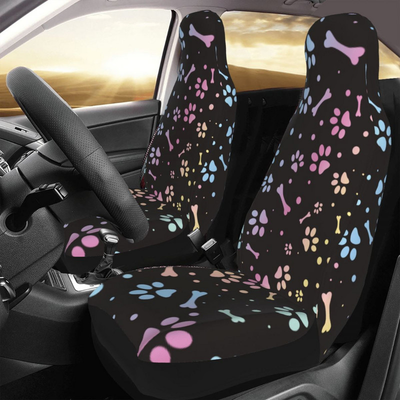 Animal Dog Paw And Bone Προστατευτικό κάλυψης καθισμάτων αυτοκινήτου γενικής χρήσης Εσωτερικά αξεσουάρ Γυναικεία καλύμματα καθισμάτων αυτοκινήτου Υφασμάτινο Ψάρεμα