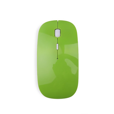 Plona belaidė 2,4 GHz optinė pelė 1600 DPI žaidimų žaidimų tyli pelė Ergonomiško dizaino pelės su USB imtuvu, skirtos nešiojamam kompiuteriui