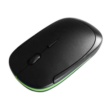 Ултратънка мишка 2,4 Ghz мини безжична оптична мишка за игри, мишки и USB приемник, безжична компютърна мишка за компютърен лаптоп 3500