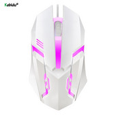 kebidu Νέο ποντίκι παιχνιδιών S1 7 χρωμάτων LED Οπίσθιος φωτισμός Εργονομία USB Ενσύρματο ποντίκι Gamer Πλαϊνή καλώδιο οπτικό ποντίκι gaming ποντίκι