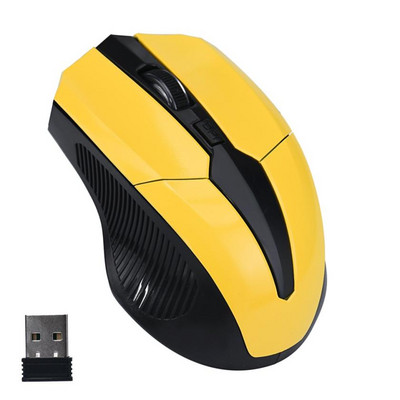 Mouse wireless Receptor USB 2019 Nou 2.4GHz Mouse Optical PC fără fir Computer pentru laptop Ofertă caldă Cadou de înaltă calitate 18Sep21