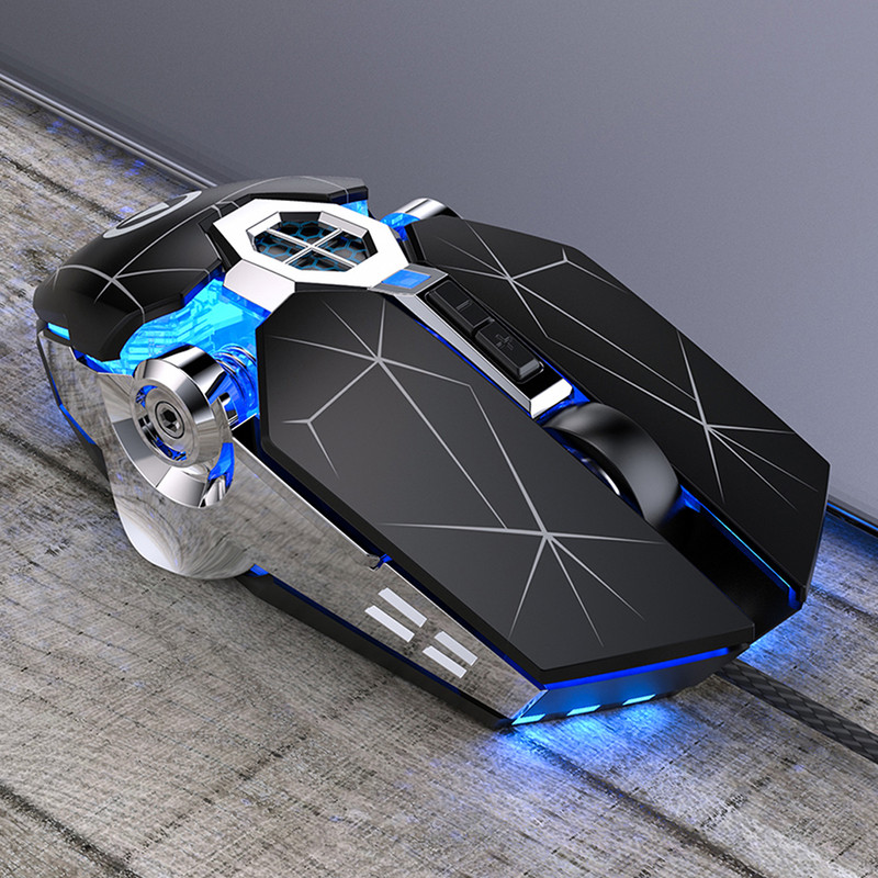 Professionaalne USB juhtmega mänguhiir 6 nupuga 3200 DPI LED optiline arvutihiir Mäng Hiired vaikne hiir arvuti sülearvuti mängijale