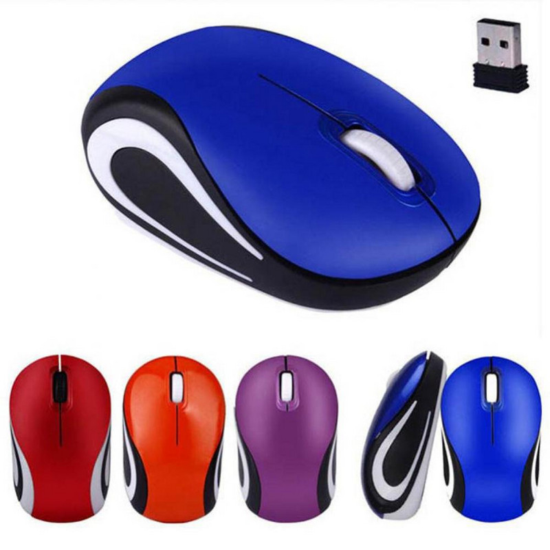 Φορητό Mini Mouse PC Notebook 800/1200DPI USB 3 Keys Optical 2.4G Mini Wireless Mouse мышь беспроводная мышка беспроводная