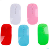 Belaidė pelė 1600 DPI USB optinė kompiuterio pelė 2.4G imtuvas Itin plonos pelės, skirtos MAC Sanxing Xiaomi Ect kompiuterių nešiojamiesiems kompiuteriams