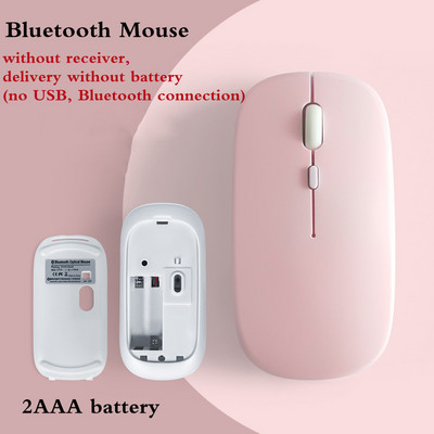 Belaidė pelė 1600 DPI USB optinė kompiuterio pelė 2.4G imtuvas Itin plonos pelės, skirtos MAC Sanxing Xiaomi Ect kompiuterių nešiojamiesiems kompiuteriams