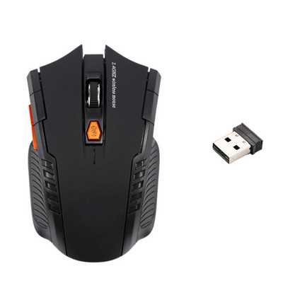 Uued 2,4 GHz traadita hiired USB-vastuvõtjaga Gamer 1600DPI hiir arvutile arvuti sülearvuti sülearvuti arvutihiired mängimiseks laseroptilised