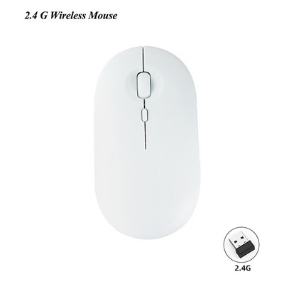 Mouse fără fir reîncărcabil Bluetooth 2.4G Mouse USB Mouse ultra-subțire pentru jocuri silențios pentru iPad Macbook Tablet Computer Laptop PC