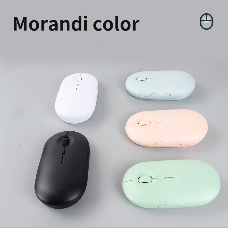 Mouse fără fir reîncărcabil Bluetooth 2.4G Mouse USB Mouse ultra-subțire pentru jocuri silențios pentru iPad Macbook Tablet Computer Laptop PC
