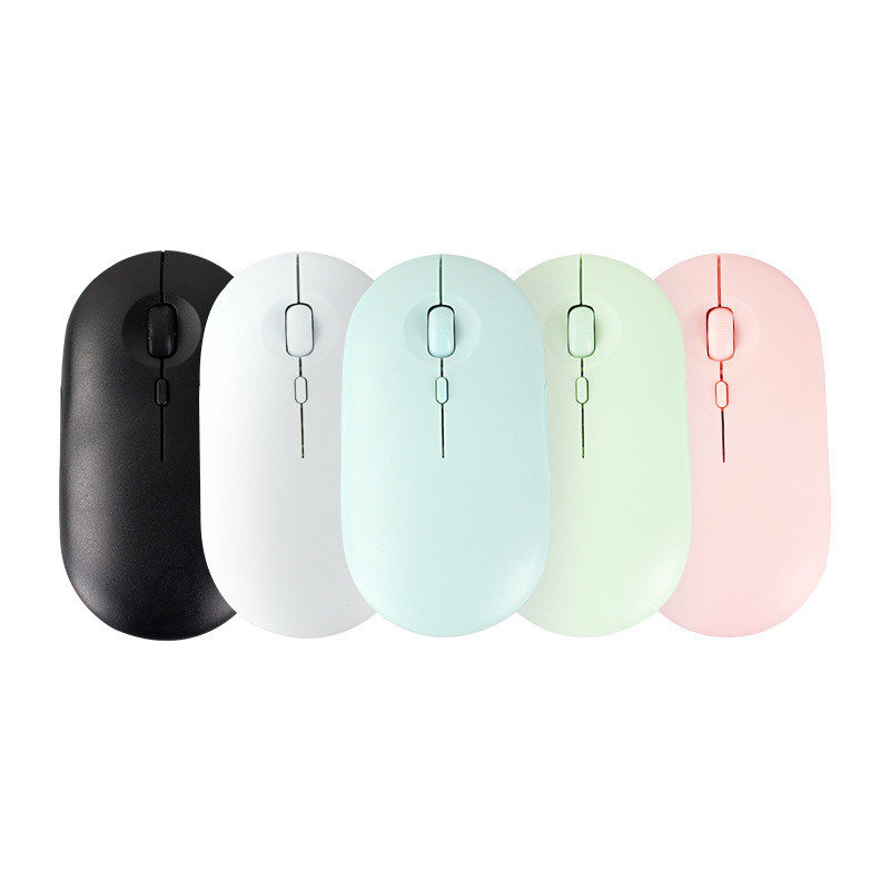 Mouse fără fir reîncărcabil Bluetooth 2.4G Mouse USB Mouse ultra-subțire pentru jocuri silențios pentru iPad Macbook Tablet Computer Laptop PC