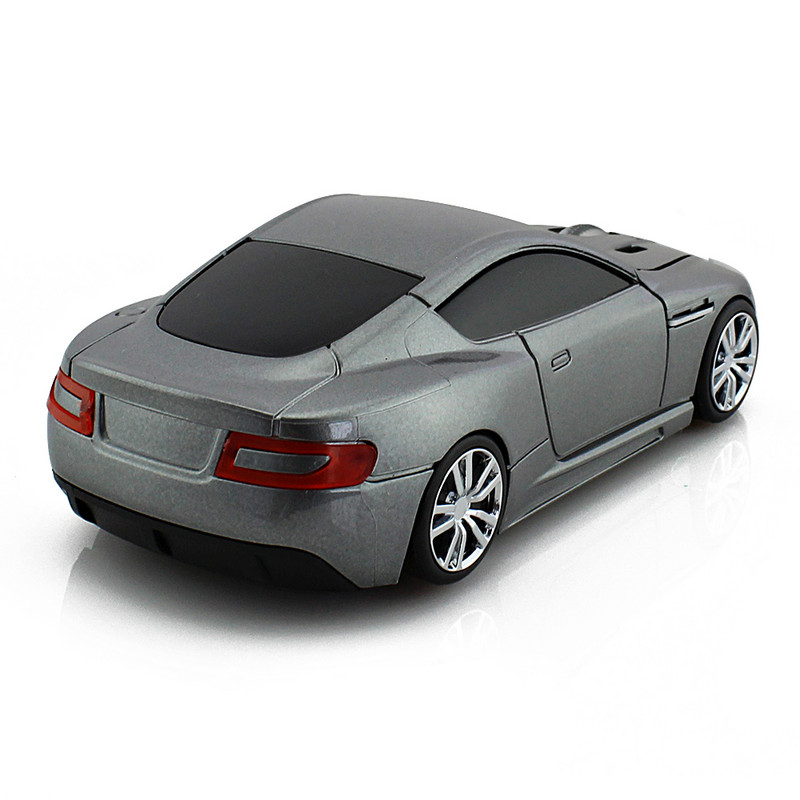 Kaasaskantav 2,4G traadita hiir ergonoomiline 1600 DPI 3D minihiir USB optiline lahe sportauto hiir sülearvutile, tahvelarvuti kingitus.