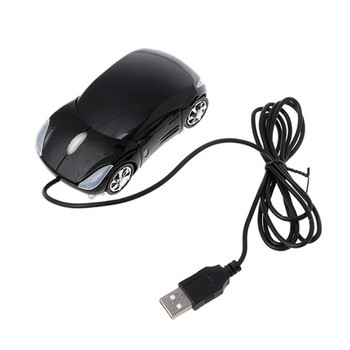 Creative Fashion Ενσύρματο ποντίκι αυτοκινήτου USB Τρισδιάστατο σχήμα αυτοκινήτου Οπτικό ποντίκι USB Ποντίκι παιχνιδιών για φορητό υπολογιστή υπολογιστή