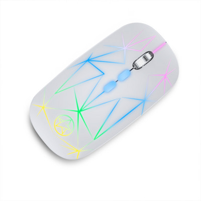 2022. aasta traadita hiir RGB arvutihiir vaikne taaslaetav ergonoomiline LED-taustvalgustusega USB-optilised hiired arvuti sülearvutile