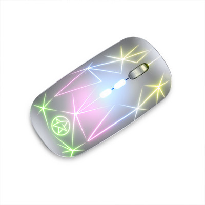 2022. aasta traadita hiir RGB arvutihiir vaikne taaslaetav ergonoomiline LED-taustvalgustusega USB-optilised hiired arvuti sülearvutile