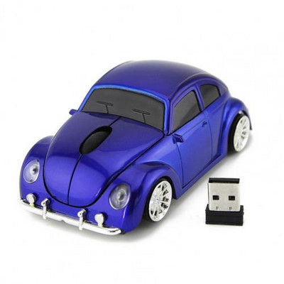 Najnoviji bežični automobilski miš 1000DPI optičko računalo VW-Beetle automobilski miševi 3D igraći miš za poklon PC prijenosno računalo Desktop Notebook
