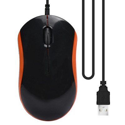 Vadu pele Optiskā datora pele Gamer Ergonomiska Optiskā USB PC Biroja peles PC klēpjdatora spēlēm Vadu Mause spēļu pele