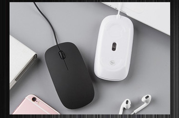 Нова 1600 DPI USB оптична безжична компютърна мишка 2.4G приемник Супер тънка мишка за компютърен лаптоп