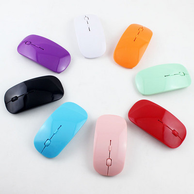New 1600 DPI USB Optical Wireless Computer Mouse 2.4G Receiver Super Slim Mouse For PC Laptop