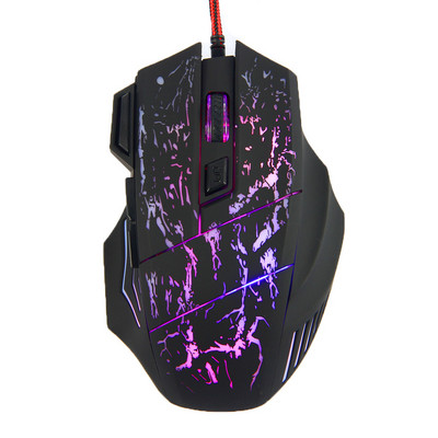 5500DPI 7 nuppu 7 värvi LED-taustavalgus Optiline USB juhtmega hiir Mängurihiir Sülearvuti Arvutihiir Mängurihiir Pro Gamerile