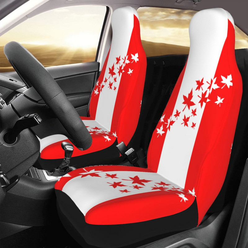 Kanada universaalne autoistme katte kaitse Salongi tarvikud igat tüüpi mudelitele Lipu autoistme matt kangast istmekaitse