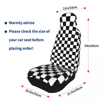 Шахматна дъска Универсален протектор за калъф за столче за кола Интериорни аксесоари за SUV Протектор за столче за кола Плат Риболов