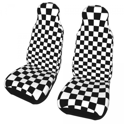 Καρό σκακιέρας Universal προστατευτικό κάλυμμα καθίσματος αυτοκινήτου Εσωτερικά αξεσουάρ για SUV προστατευτικό καθίσματος αυτοκινήτου Fabric Fishing