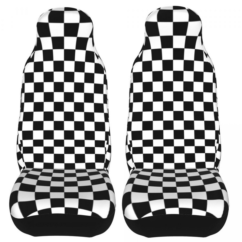 Καρό σκακιέρας Universal προστατευτικό κάλυμμα καθίσματος αυτοκινήτου Εσωτερικά αξεσουάρ για SUV προστατευτικό καθίσματος αυτοκινήτου Fabric Fishing