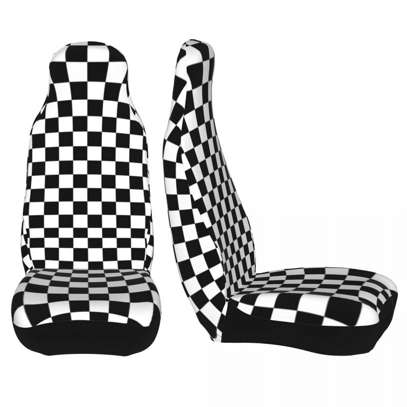 Καρό σκακιέρας Universal προστατευτικό κάλυμμα καθίσματος αυτοκινήτου Εσωτερικά αξεσουάρ για SUV προστατευτικό καθίσματος αυτοκινήτου Fabric Fishing