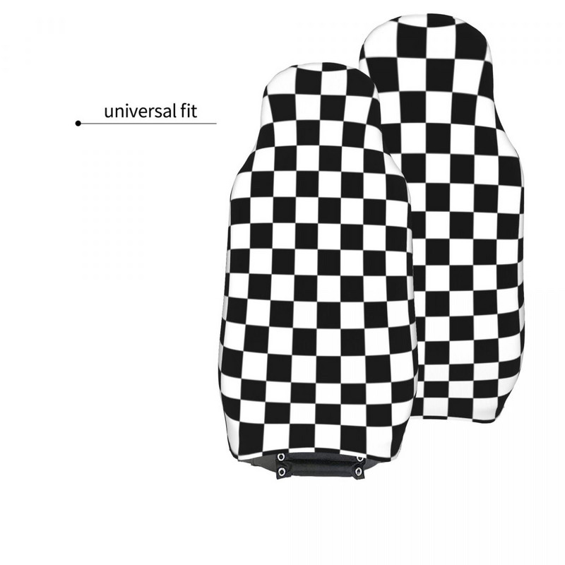 Καρό σκακιέρας Universal προστατευτικό κάλυμμα καθίσματος αυτοκινήτου Εσωτερικά αξεσουάρ για SUV προστατευτικό καθίσματος αυτοκινήτου Fabric Fishing