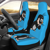 Mole Pointing universaalne autoistme katte kaitse, salongi tarvikud Travel Krtek Little istmekatted polüester auto stiil