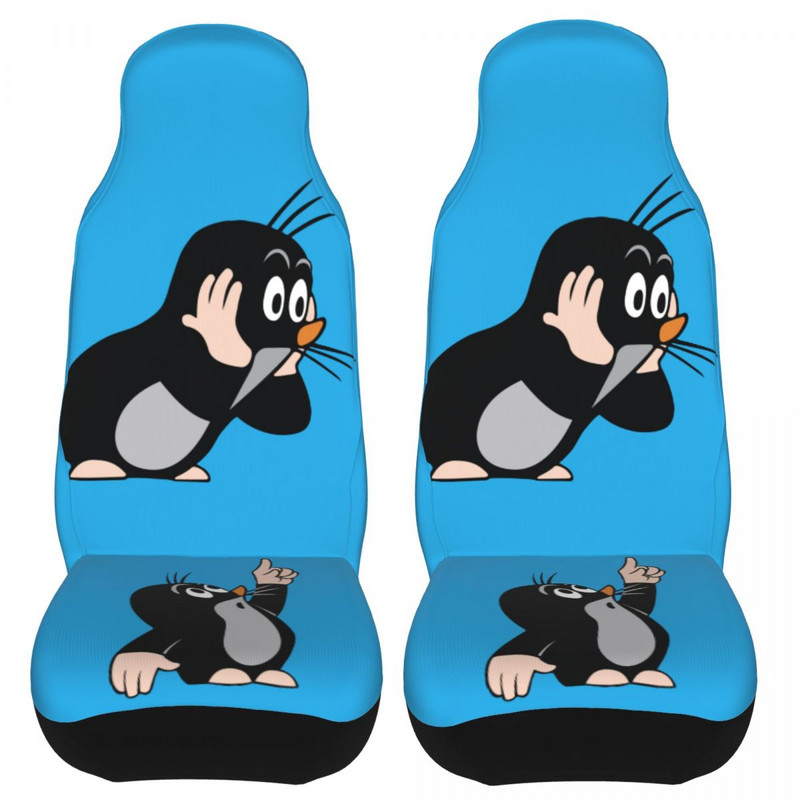 Mole Pointing universaalne autoistme katte kaitse, salongi tarvikud Travel Krtek Little istmekatted polüester auto stiil