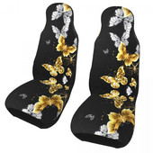 Butterflies universalus automobilio sėdynės užvalkalas, skirtas visureigiui Butterfly auto sėdynės dangtelis Fiber Fishing