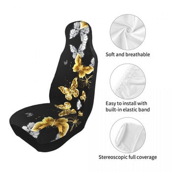 Пеперуди Универсален калъф за столче за кола Авто интериор за SUV Пеперуда Автоматичен капак за седалка Fiber Fishing