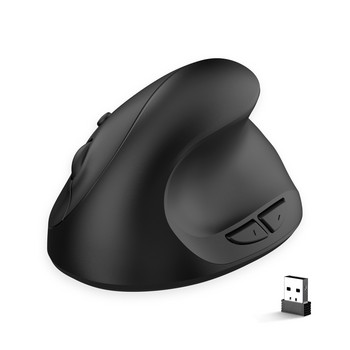 Εργονομικό ποντίκι Επαναφορτιζόμενο ασύρματο κάθετο ποντίκι 2,4 GHz με δέκτη USB