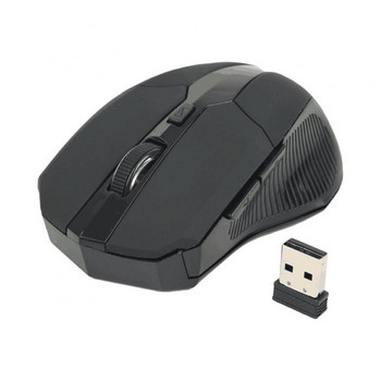 2,4 GHz 1600 DPI Ергономична безжична оптична мишка USB 2.0 приемник за компютърен лаптоп